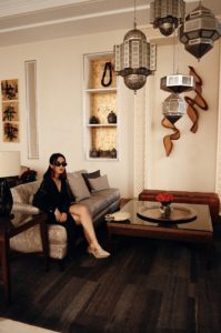 LA Blogger Tania Sarin in Marrakech Morocco staying at the Four Seasons Hotel