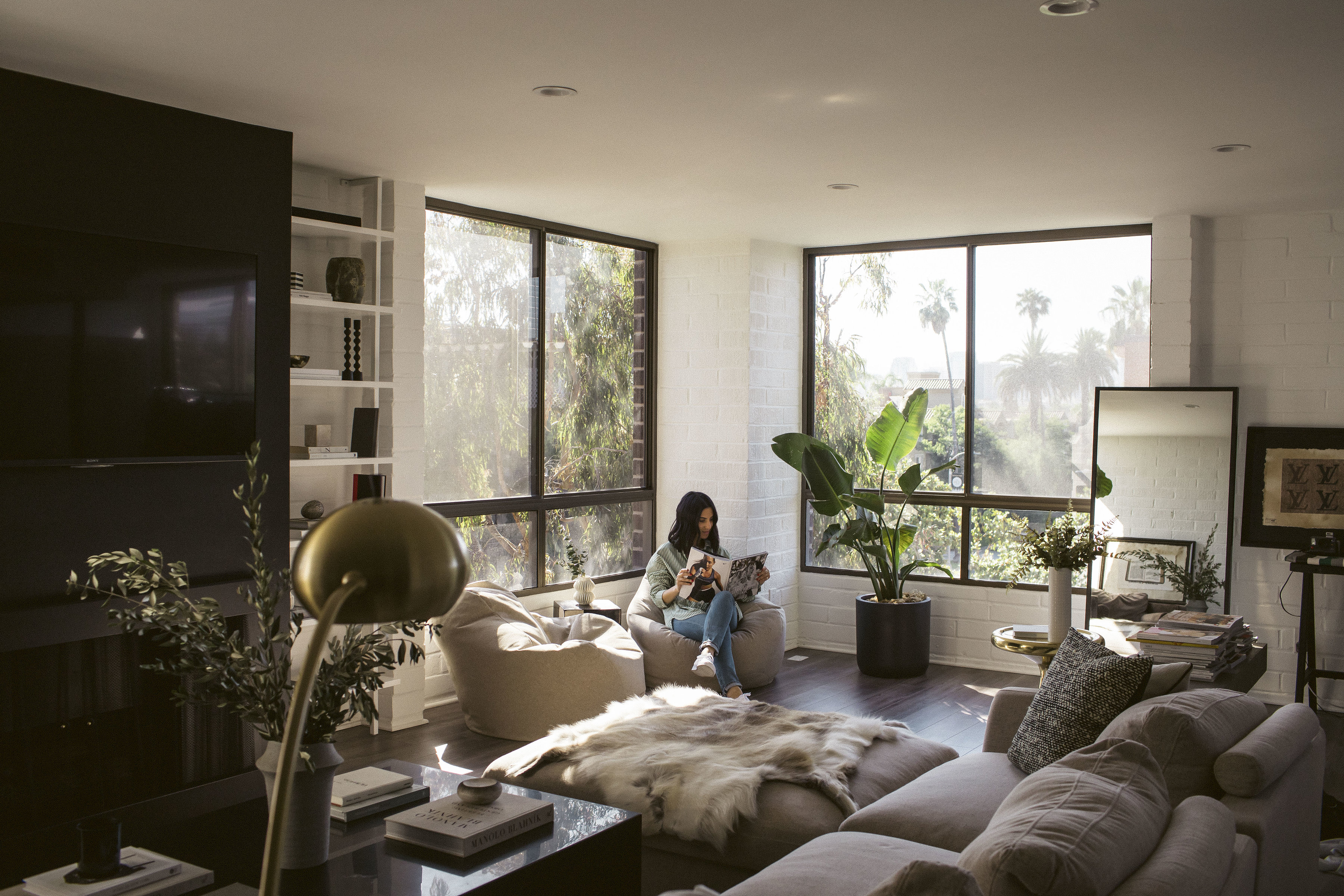 Tania Sarin Apartment Reveal | TSARIN.COM | moody home decor, la apartment interior, industrial home interior