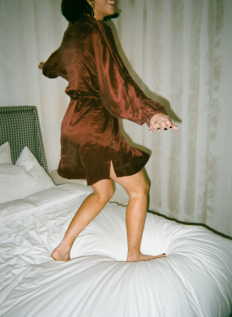 Lunya Silk Robe, Nightwear that work as loungewear | TSARIN.COM
